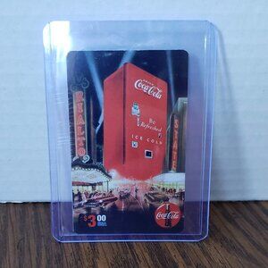 Coca-Cola Coke Series 4 Sprint PhoneCard $3 Card Vending Machine